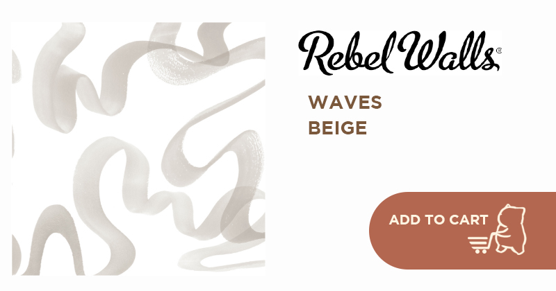 Rebel walls waves beige